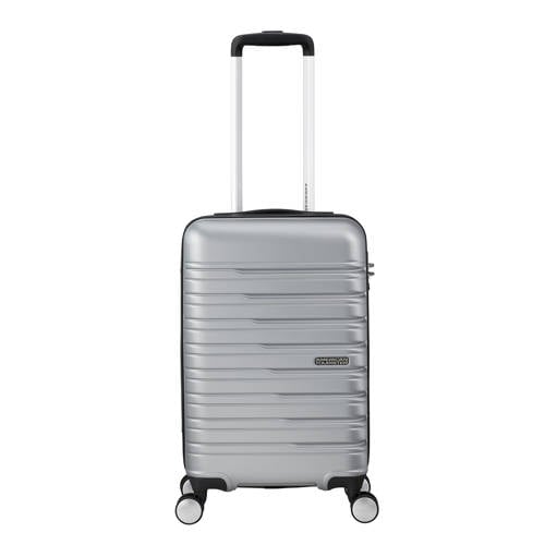 American Tourister trolley Flashline 55 cm. zilverkleurig afbeelding