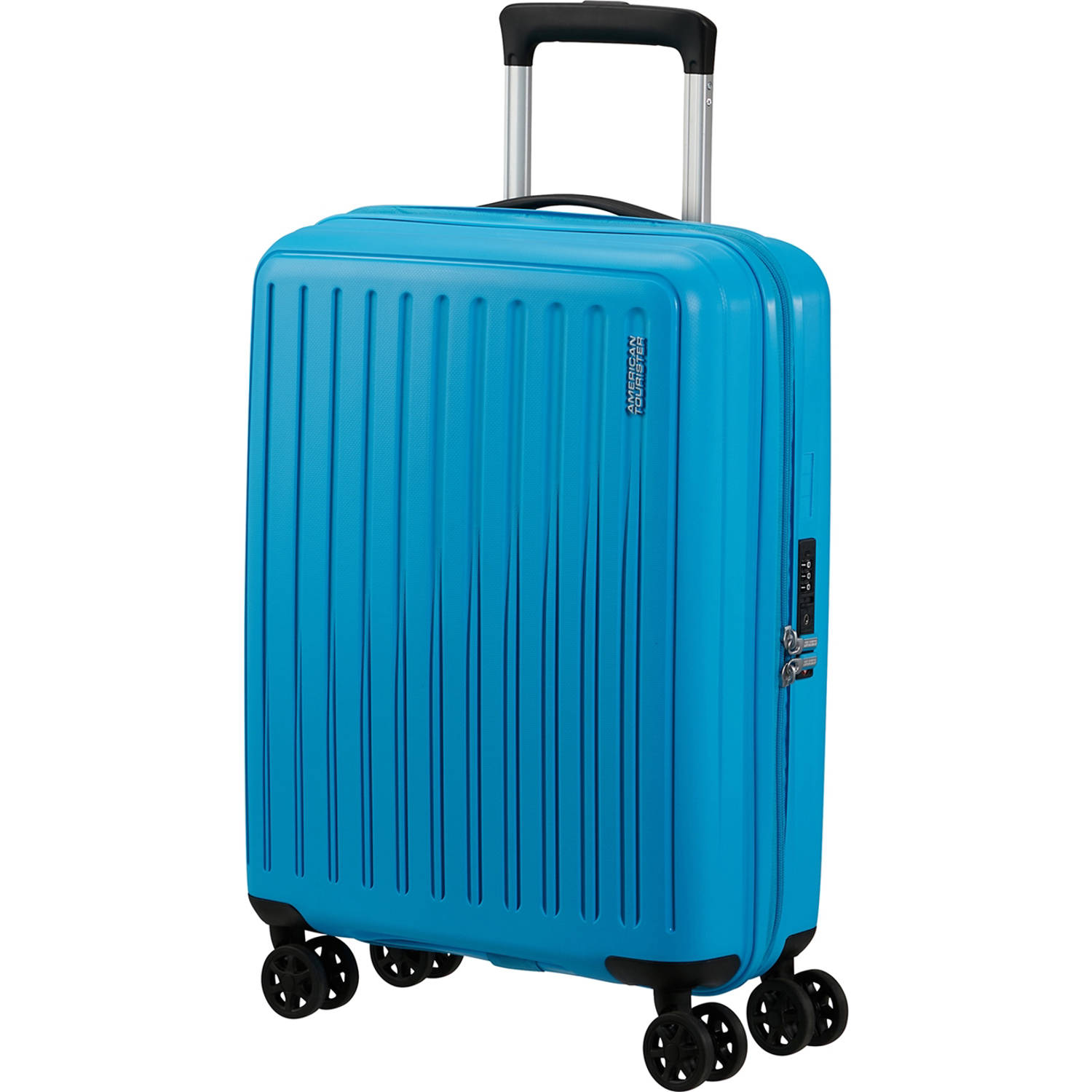 American Tourister trolley Rejoy 55 cm. blauw