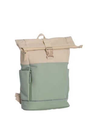 rugzak Pitssbutgh beige/mintgroen