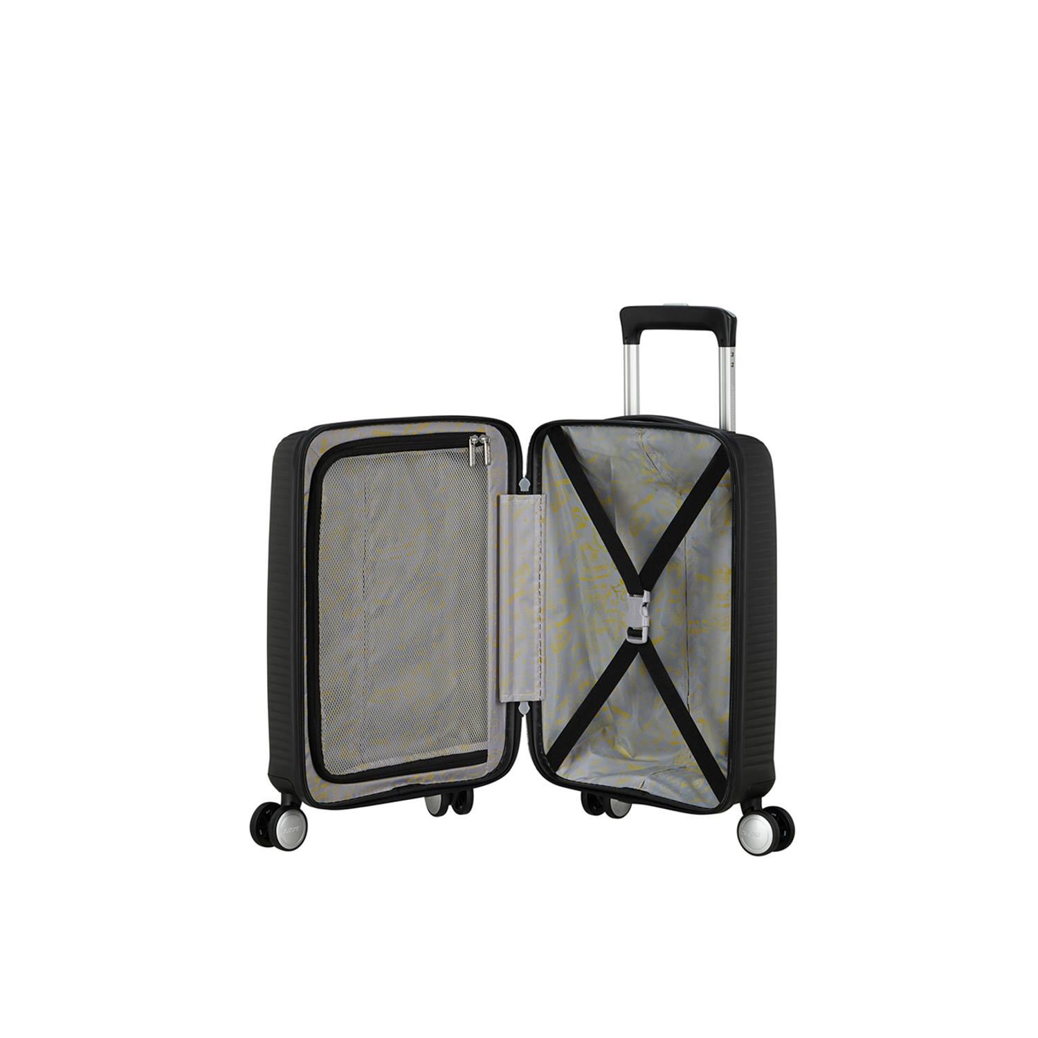 American Tourister trolley Soundbox Mini 47 cm. zwart