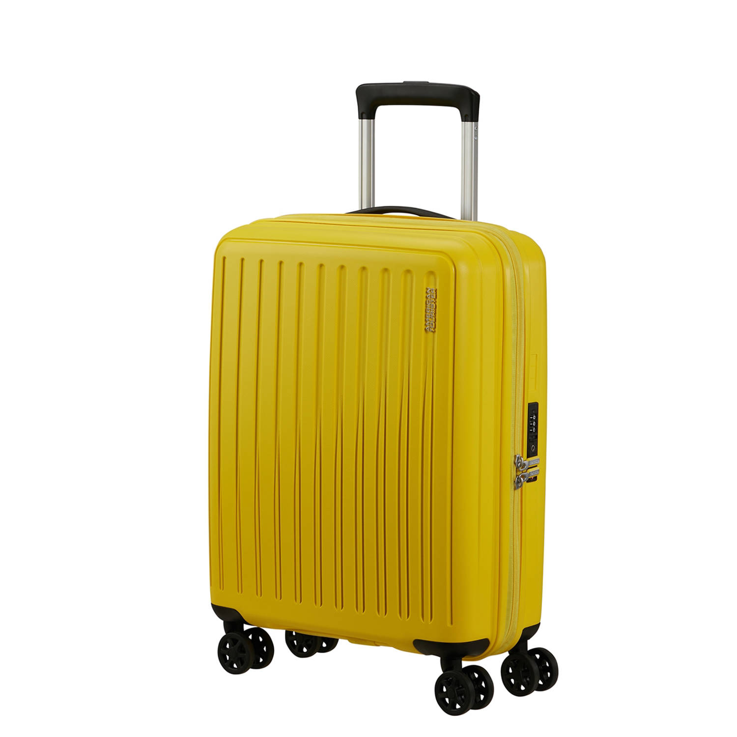 American Tourister trolley Rejoy 55 cm. geel