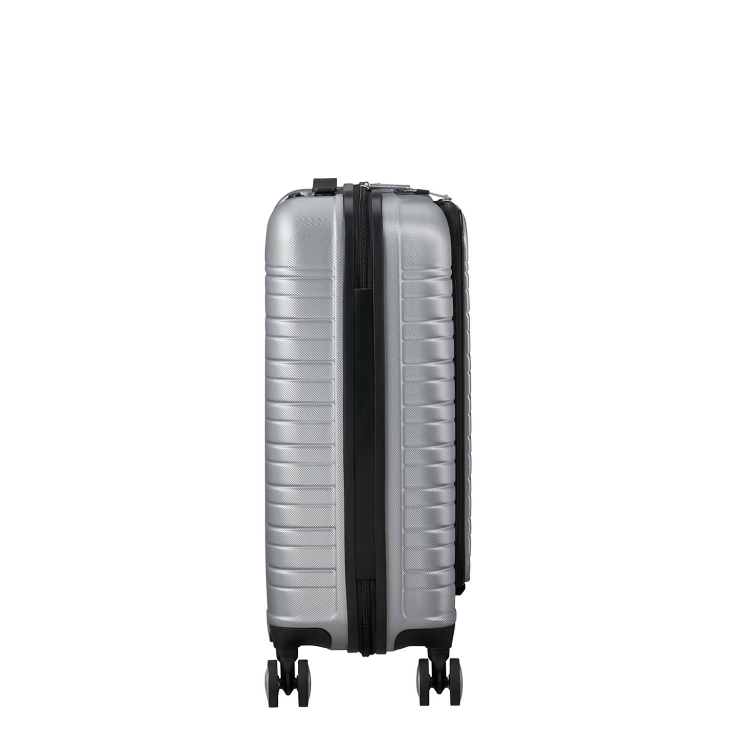 American Tourister trolley Flashline 55 cm. zilverkleurig