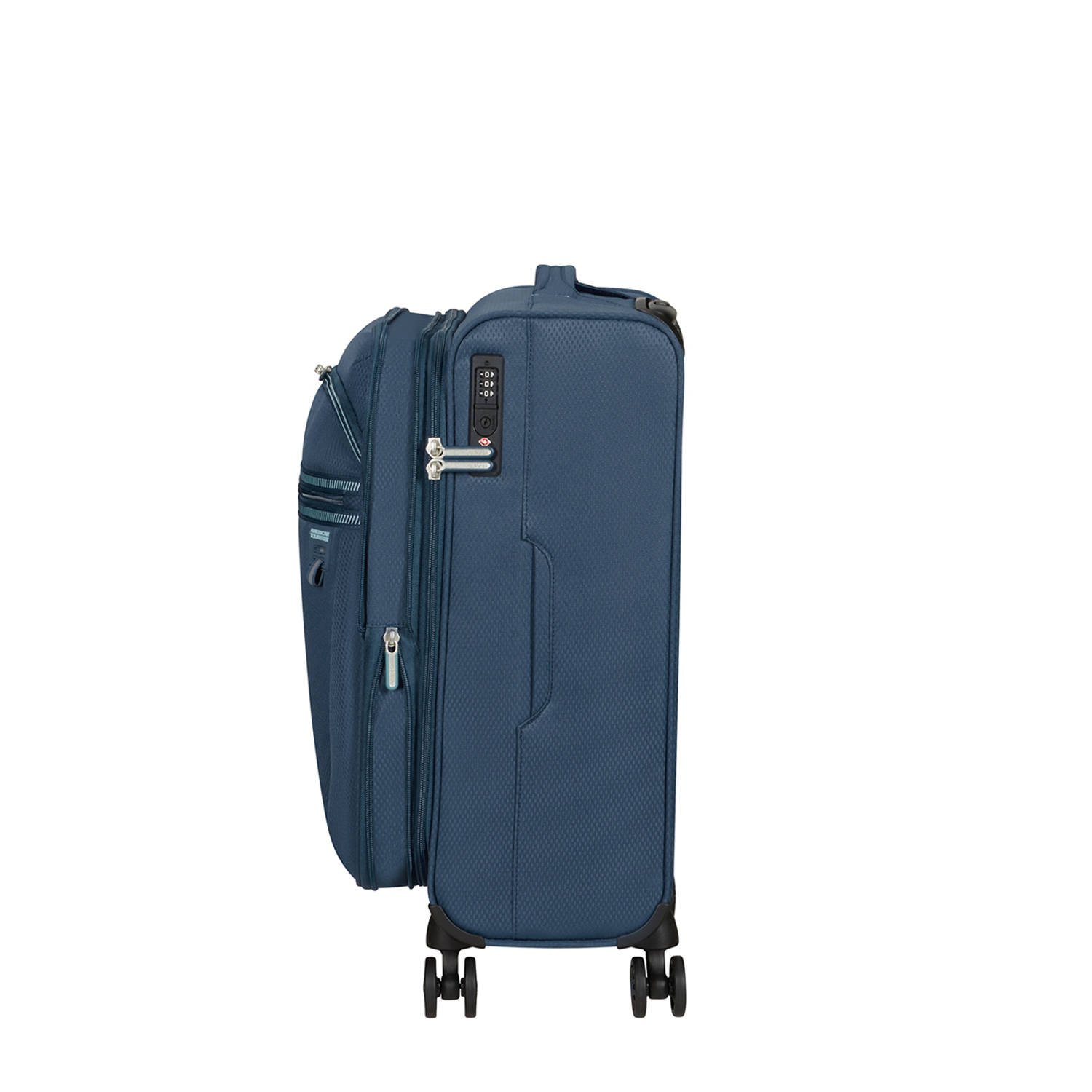 American Tourister trolley Aerospin 55 cm. donkerblauw