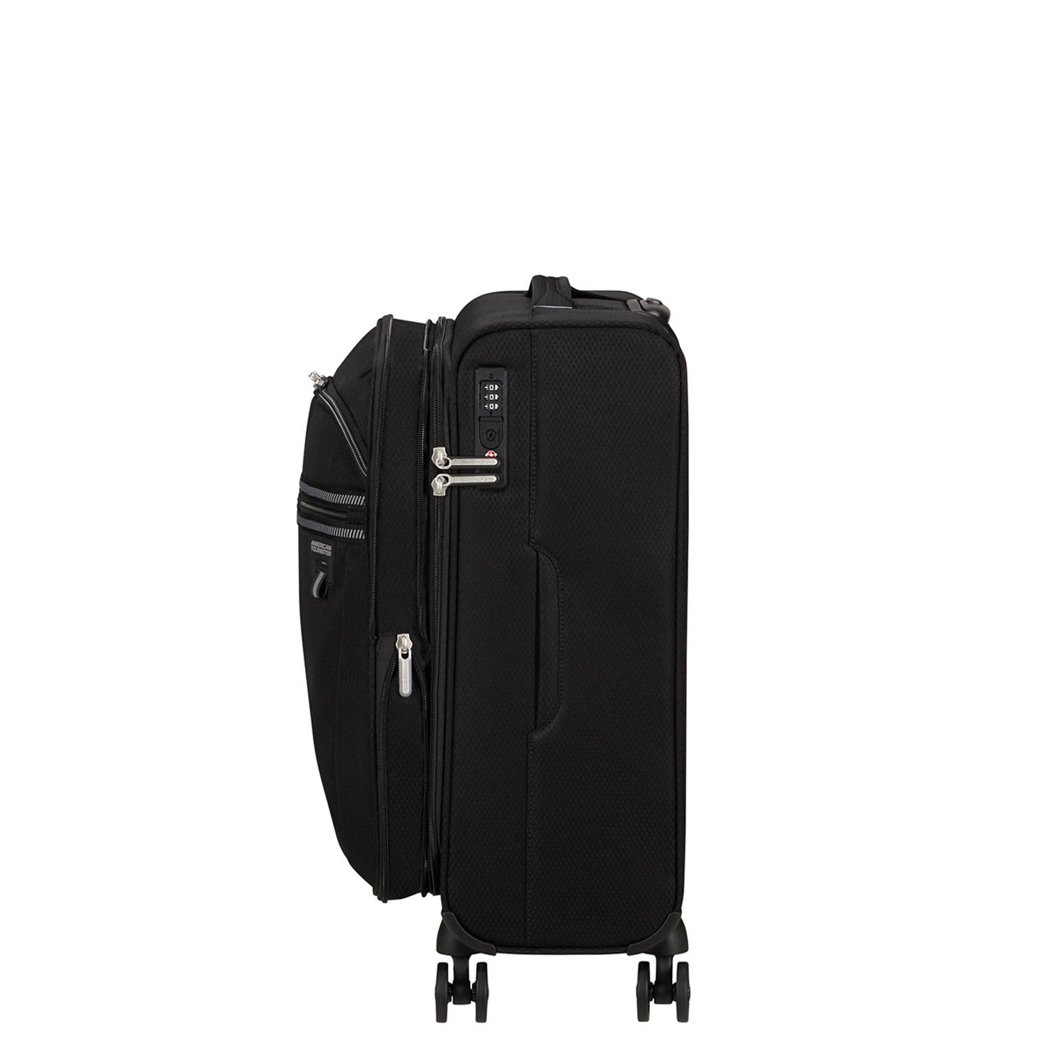 American Tourister trolley Aerospin 55 cm. Expandable zwart