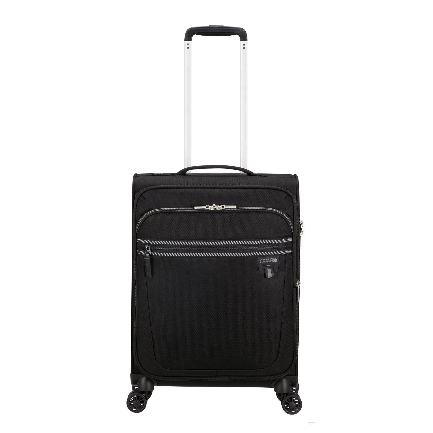 American Tourister trolley Aerospin 55 cm. Expandable zwart
