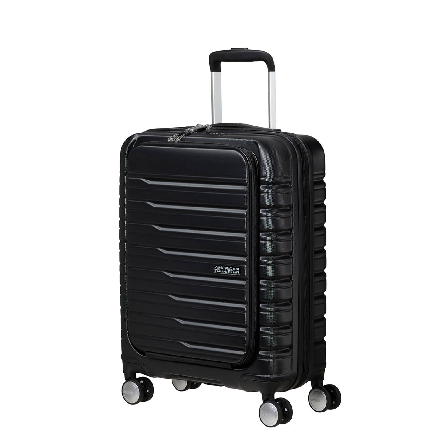 American Tourister trolley Fllashline Frontloader 55 cm. zwart