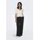 ONLY wide leg regular waist casual broek zwart