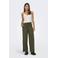 ONLY wide leg regular waist casual broek donkergroen