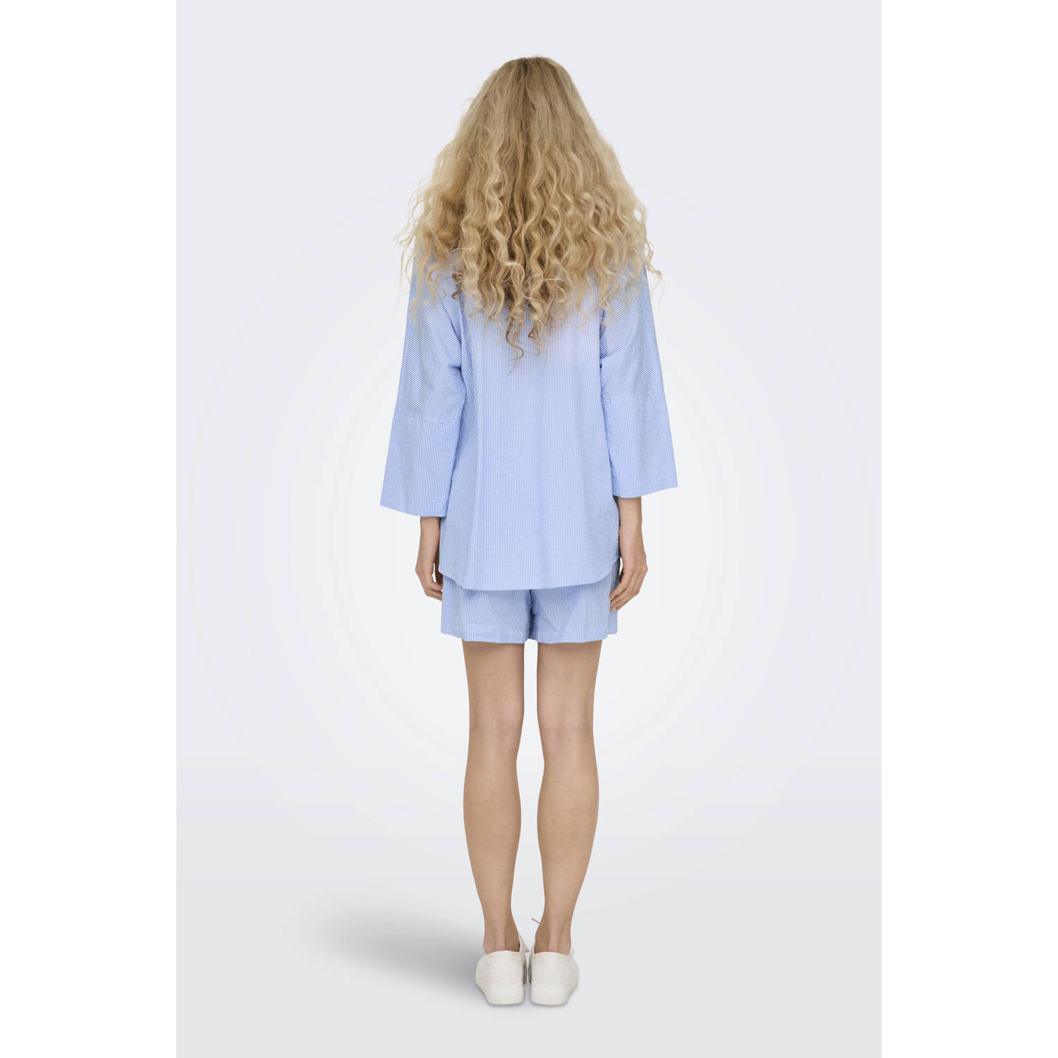 ONLY relaxed regular waist casual short blauw
