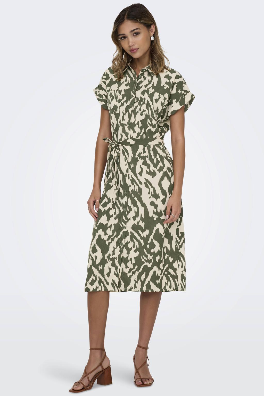 ONLY blousejurk grijs