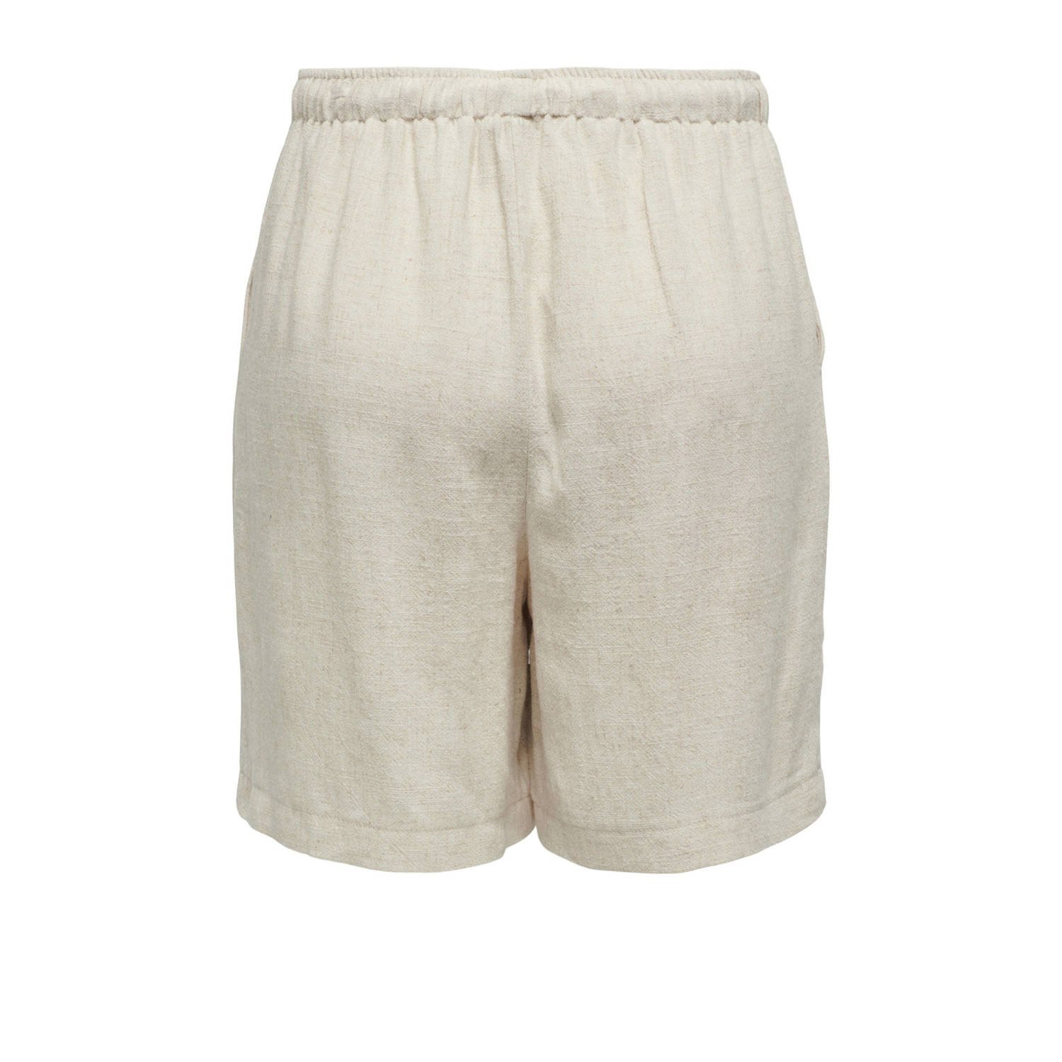 ONLY relaxed regular waist casual short ecru