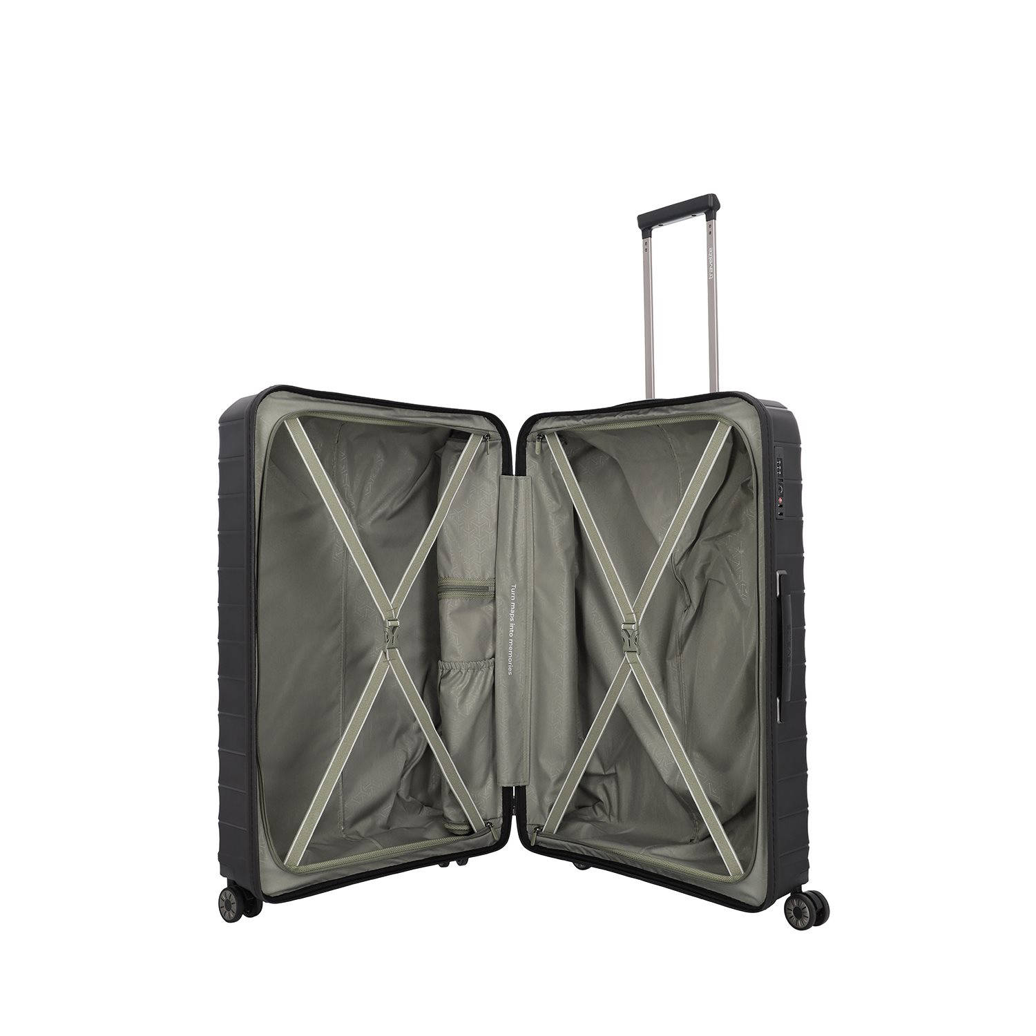 Travelite trolley Mooby 77 cm. zwart