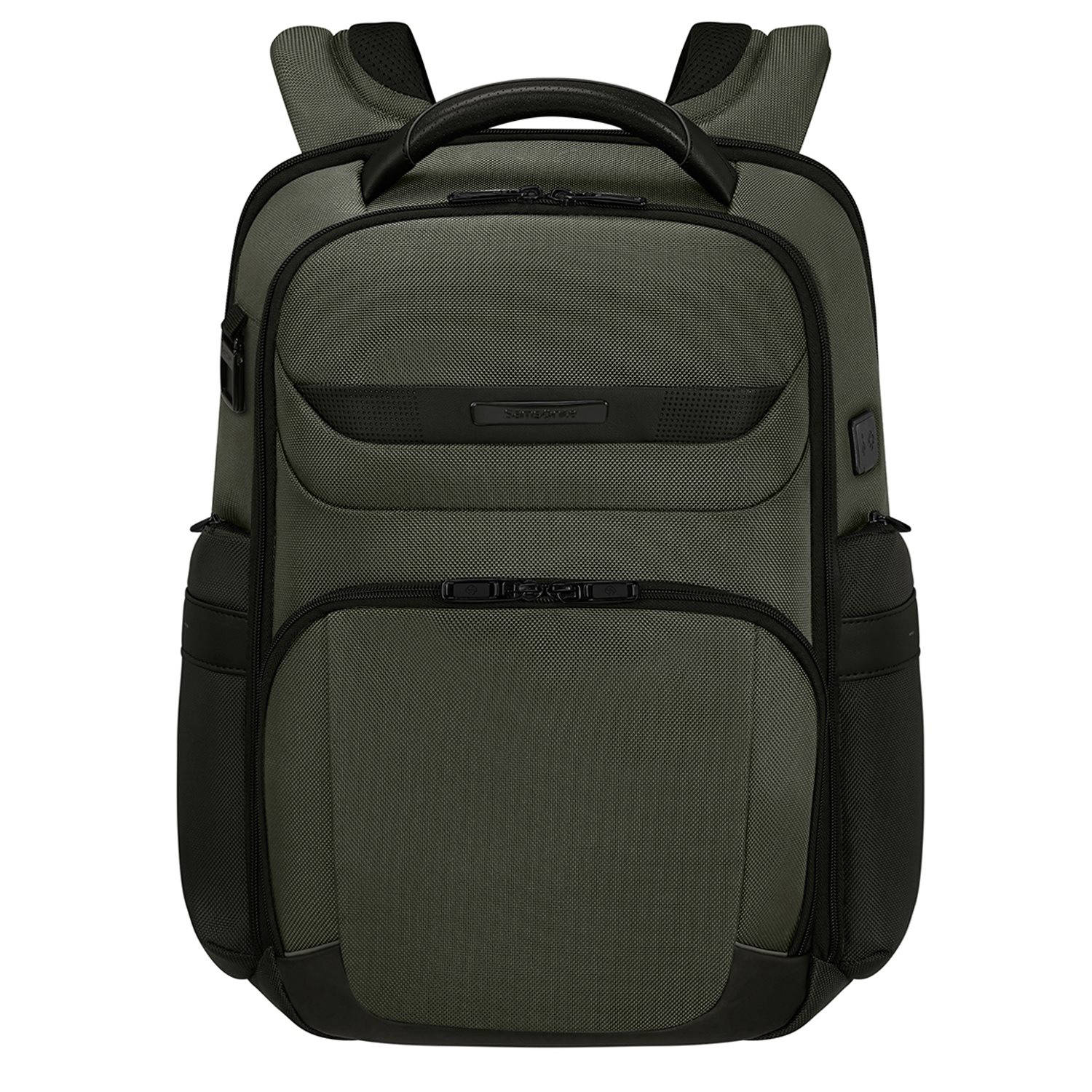 Samsonite 15.6 inch laptop rugzak Pro-DLX Slim kaki