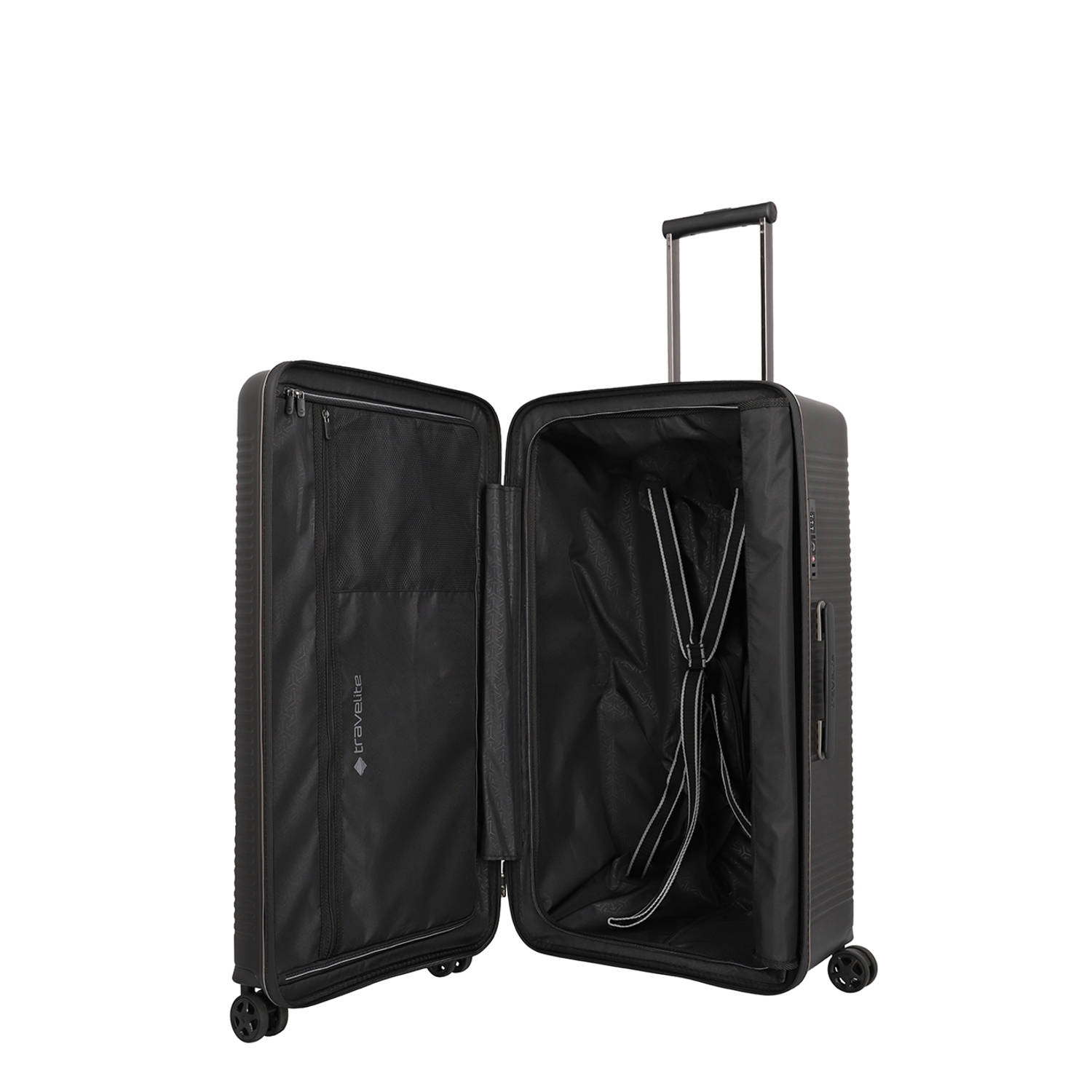 Travelite trolley Roomer 78 cm. zwart