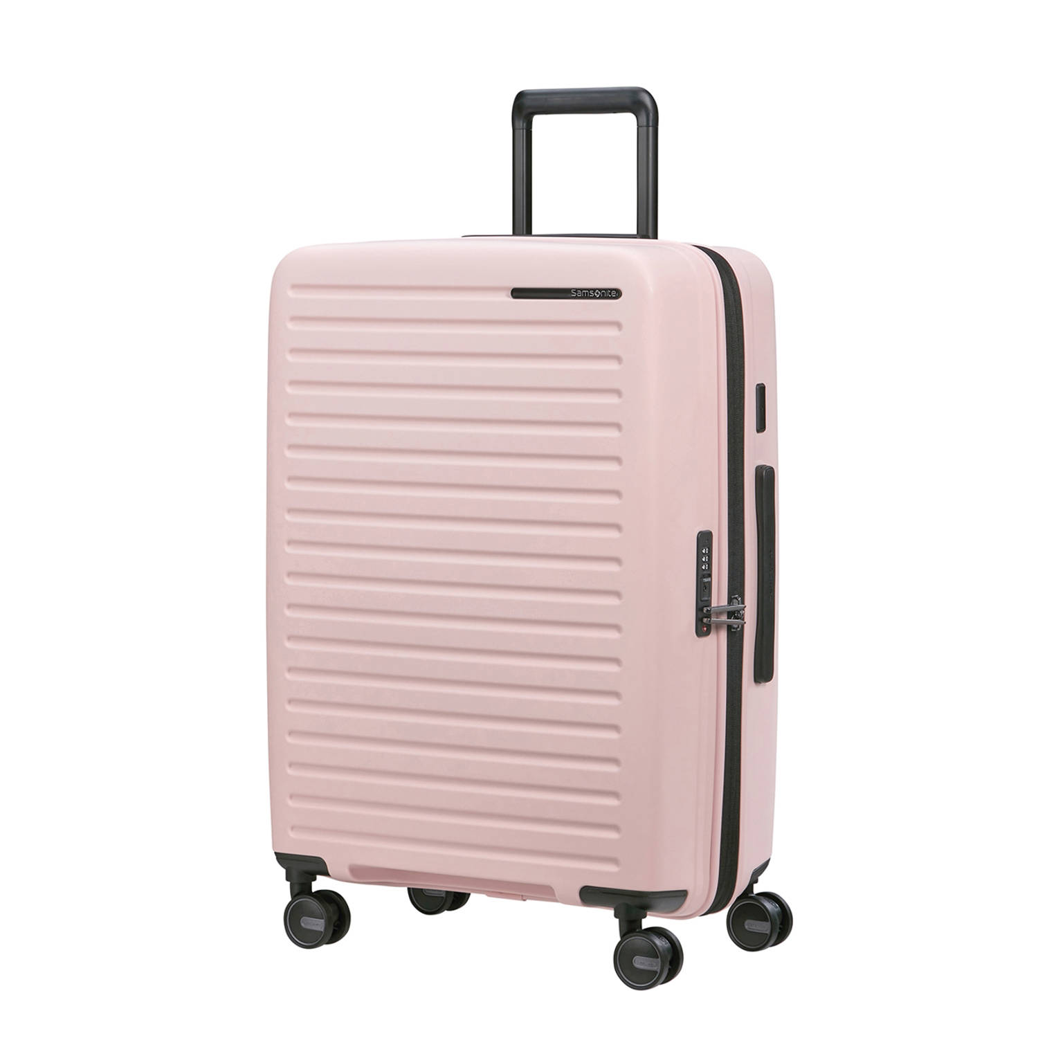 Samsonite trolley Restackd 68 cm. Expandable lichtroze