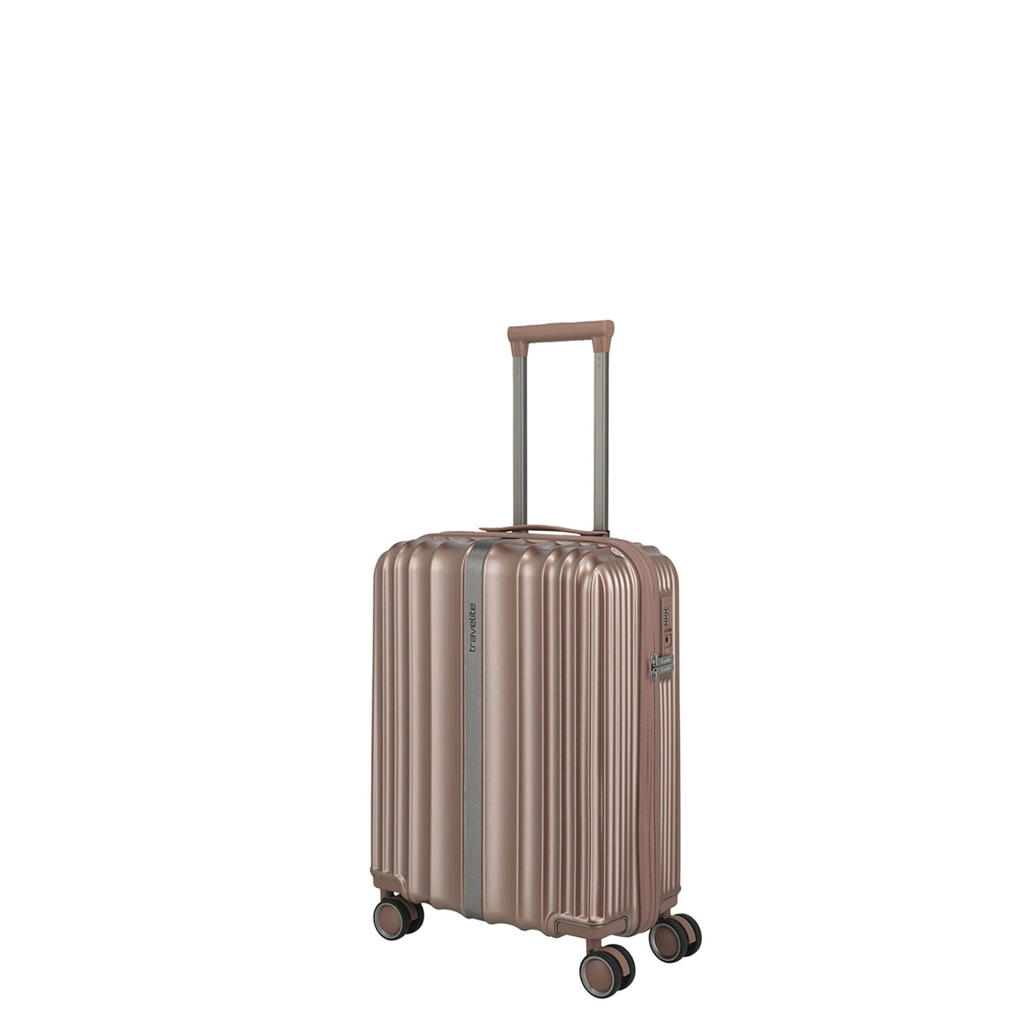 Travelite trolley Paros 55 cm. bruin
