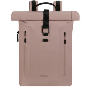  15.6 inch laptop rugzak Biz Rolltop oudroze