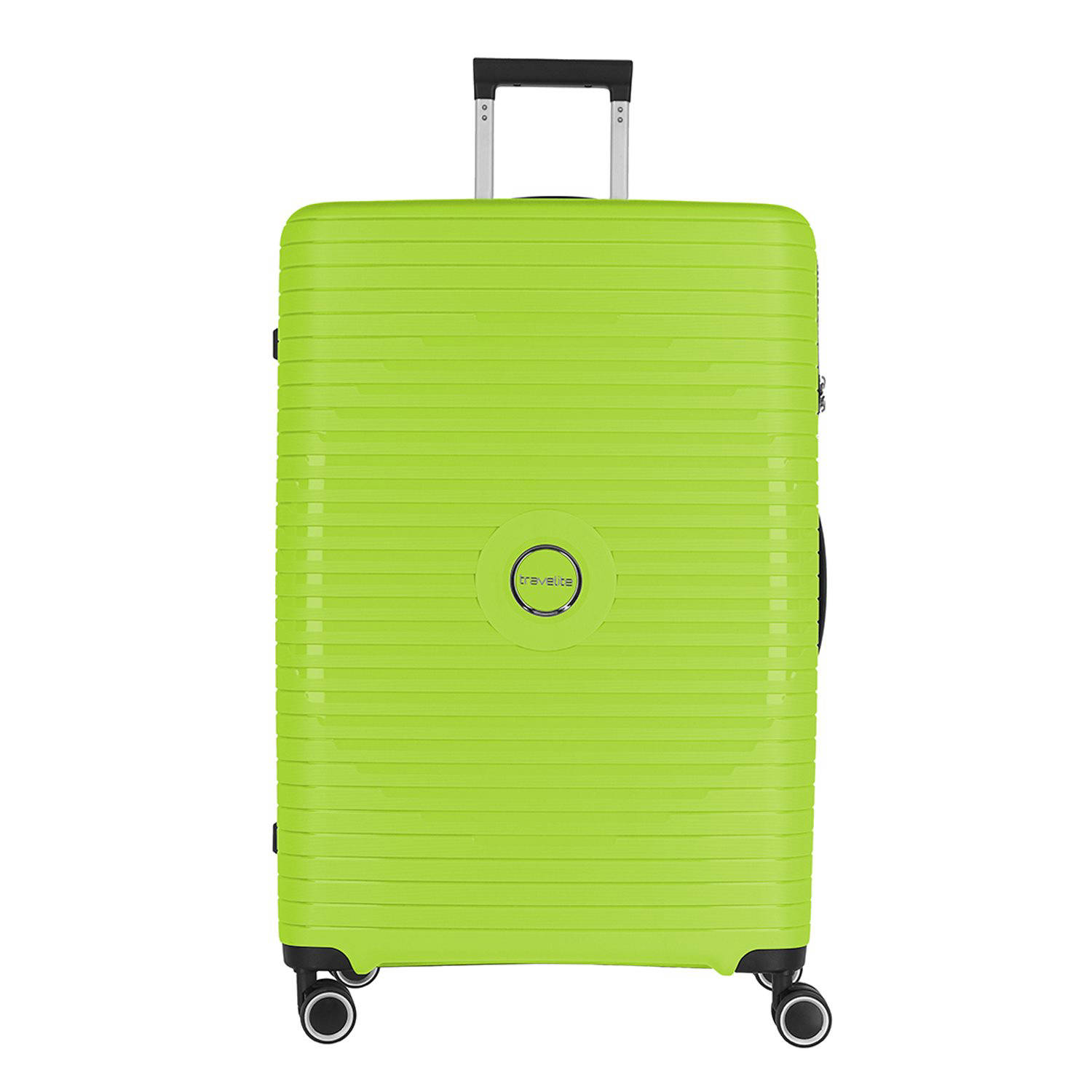 Travelite trolley Orbita 77 cm. limegroen