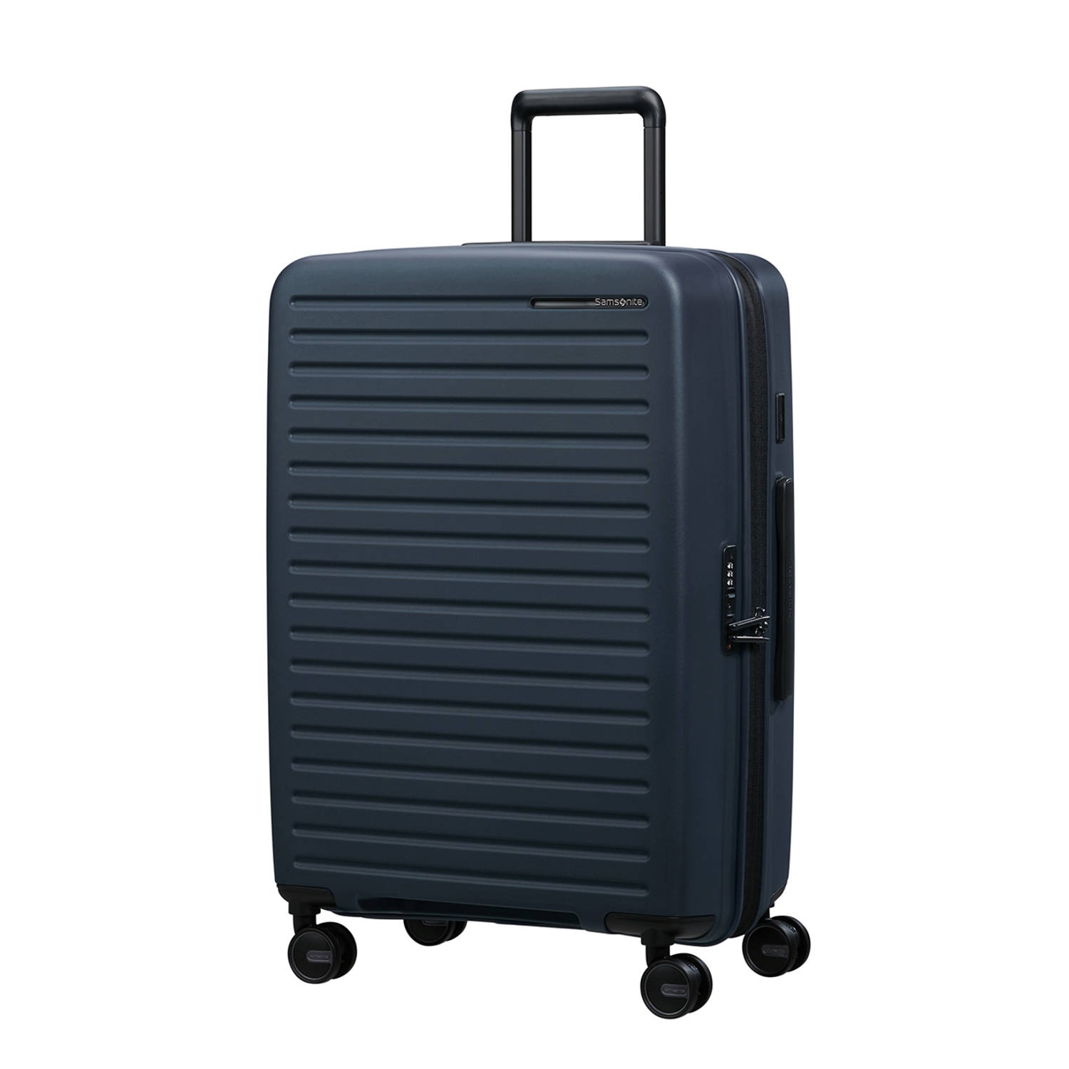 Samsonite trolley Restackd 68 cm. Expandable donkerblauw