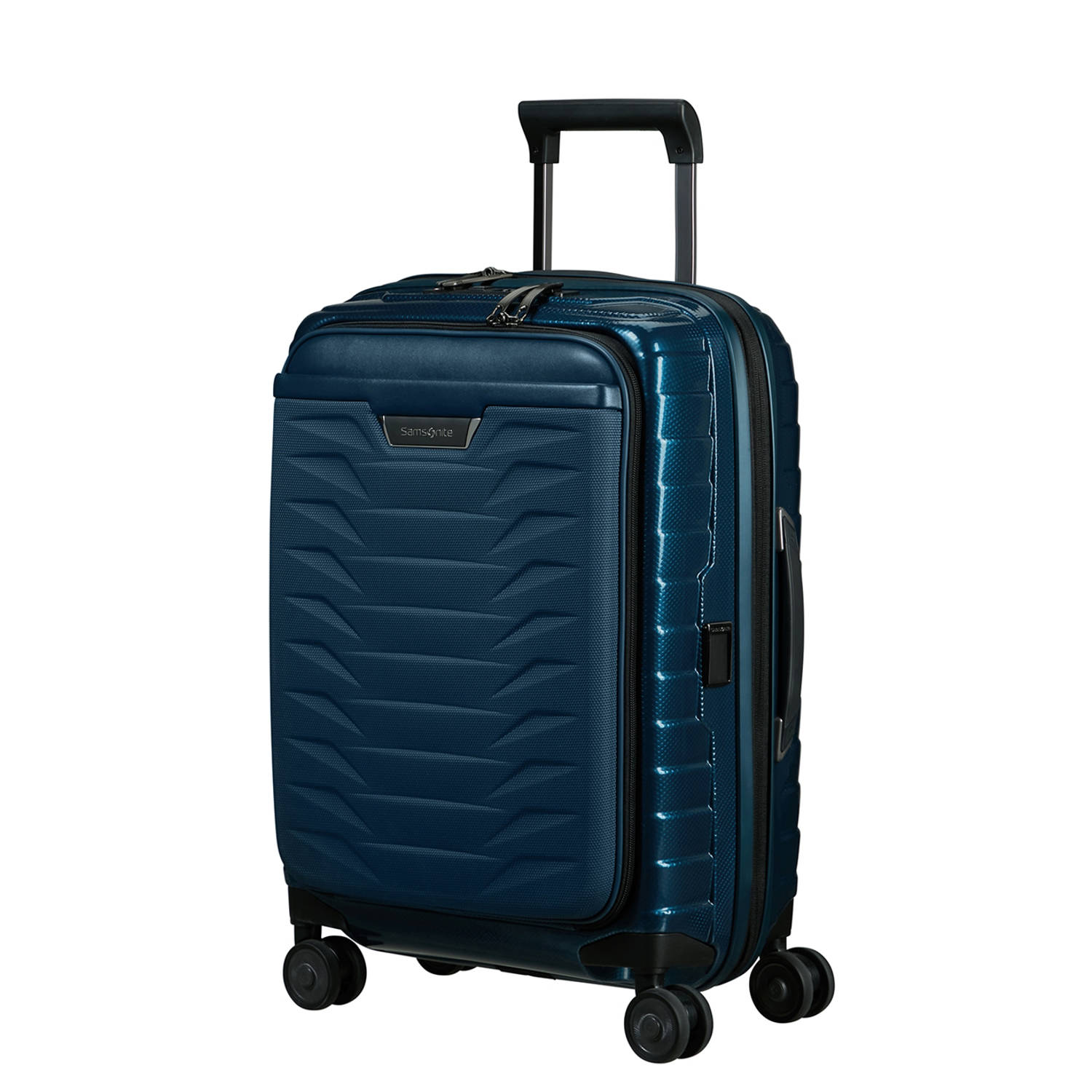 Samsonite trolley Proxis 55 cm. Expandable donkerblauw