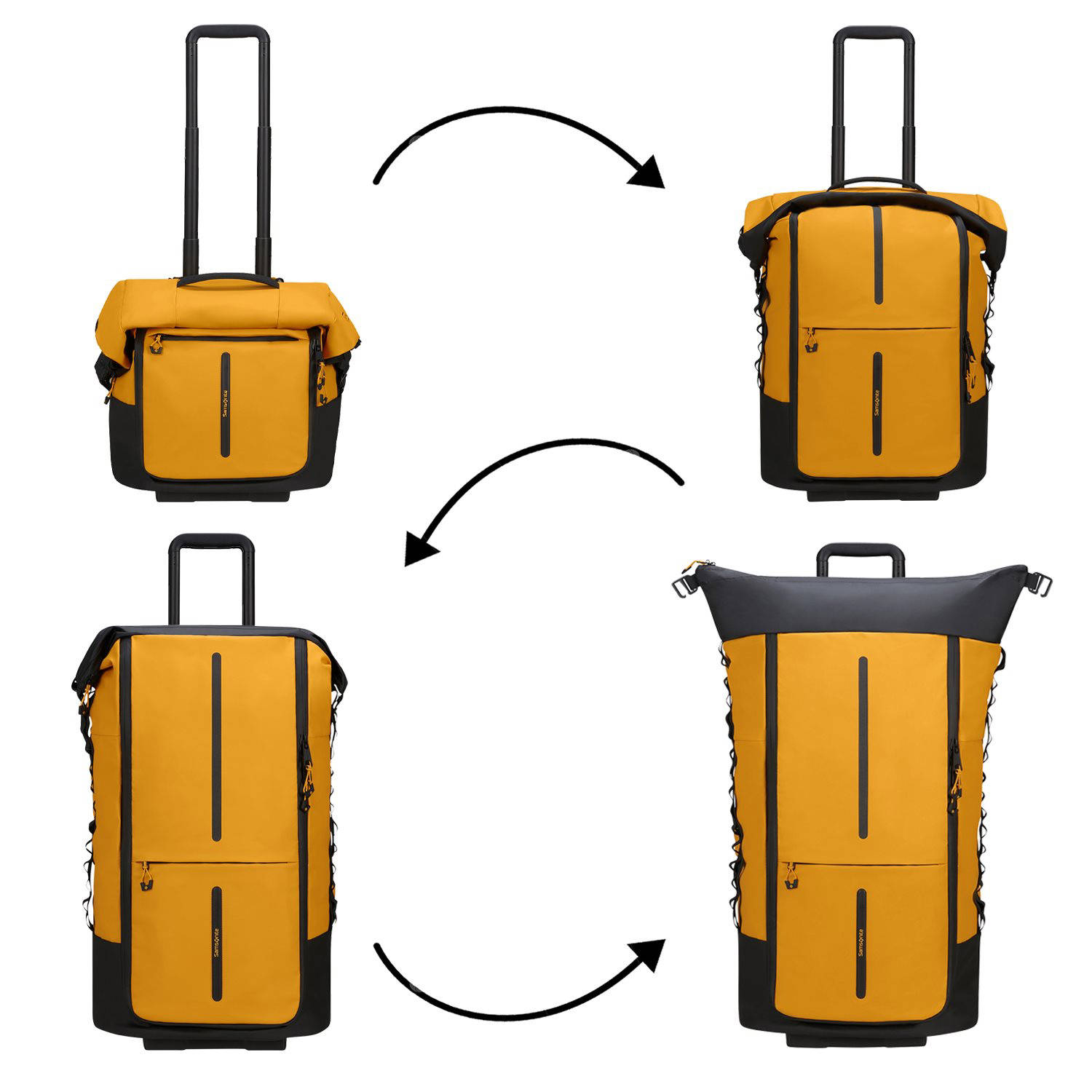 Samsonite Zachte bagage trolley ECODIVER Trolley reistas