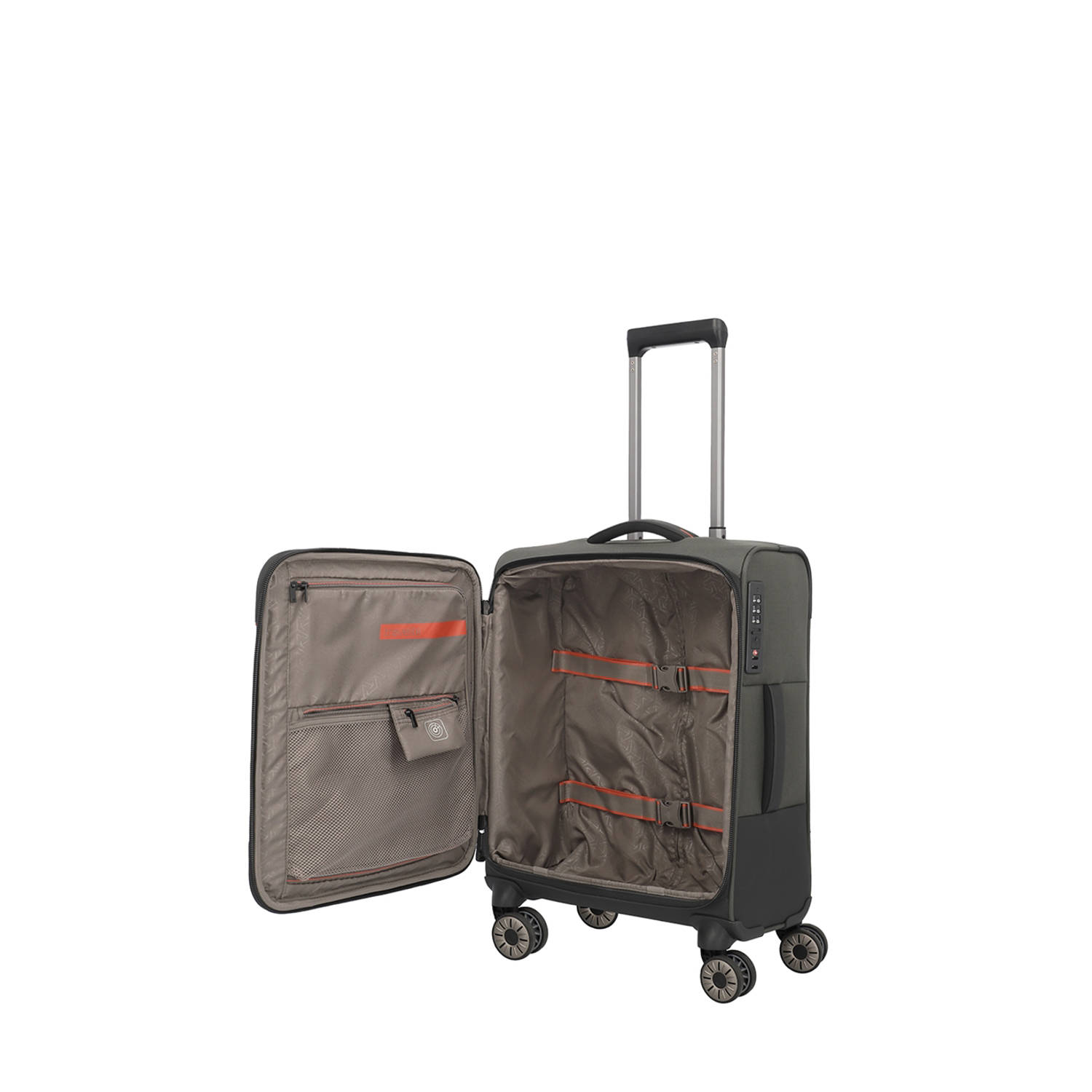 Travelite trolley Crosslite 5.0 55 cm. kaki