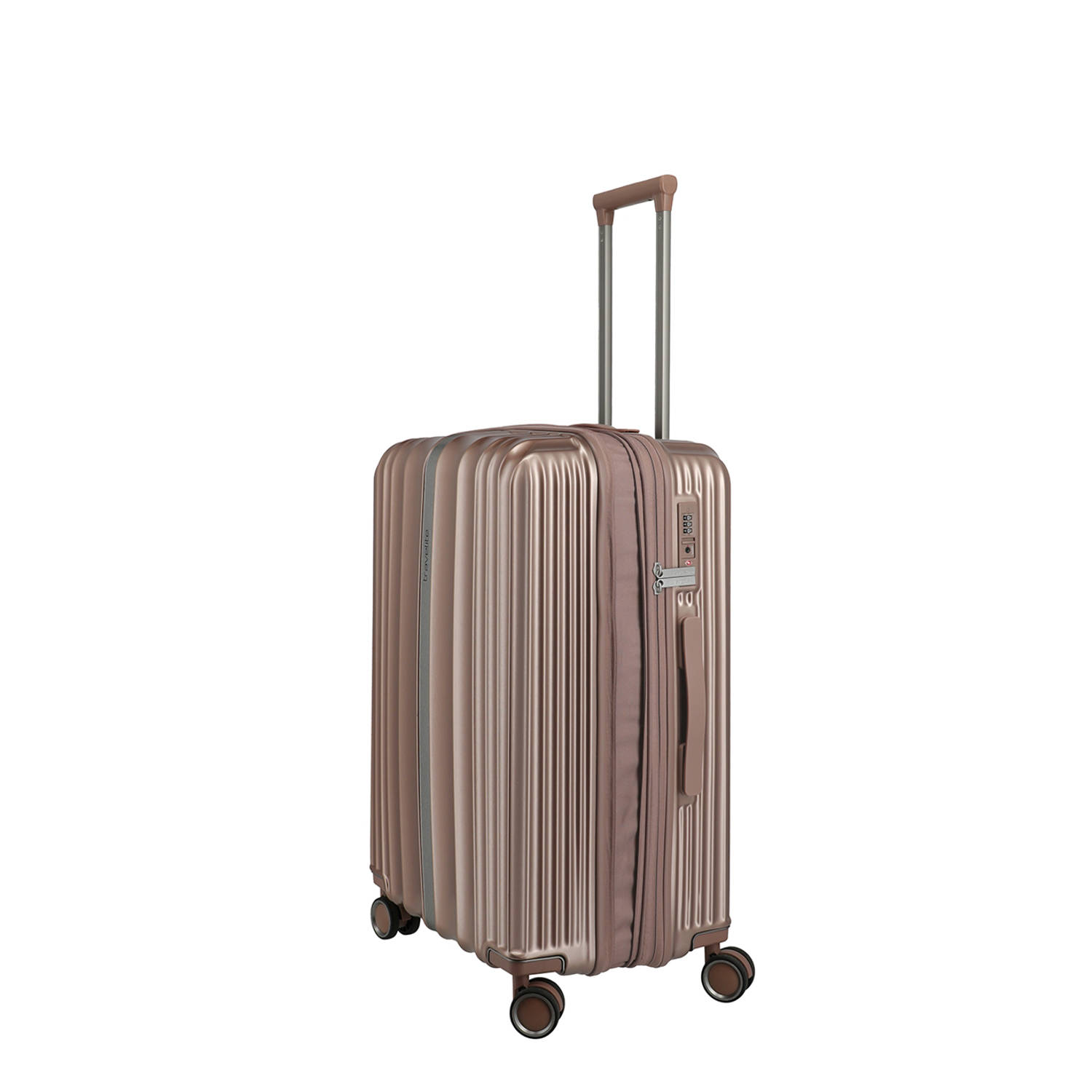 Travelite trolley Paros 55 cm. bruin