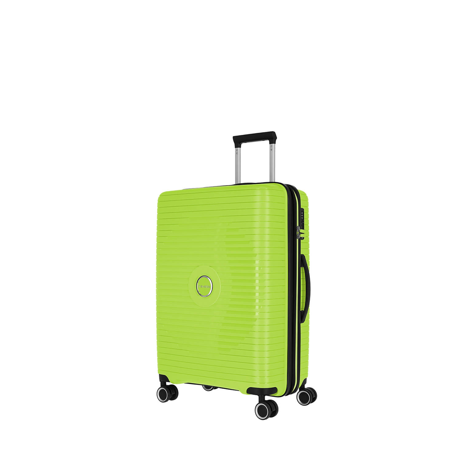 Travelite trolley Orbita 67 cm. Expandable limegroen