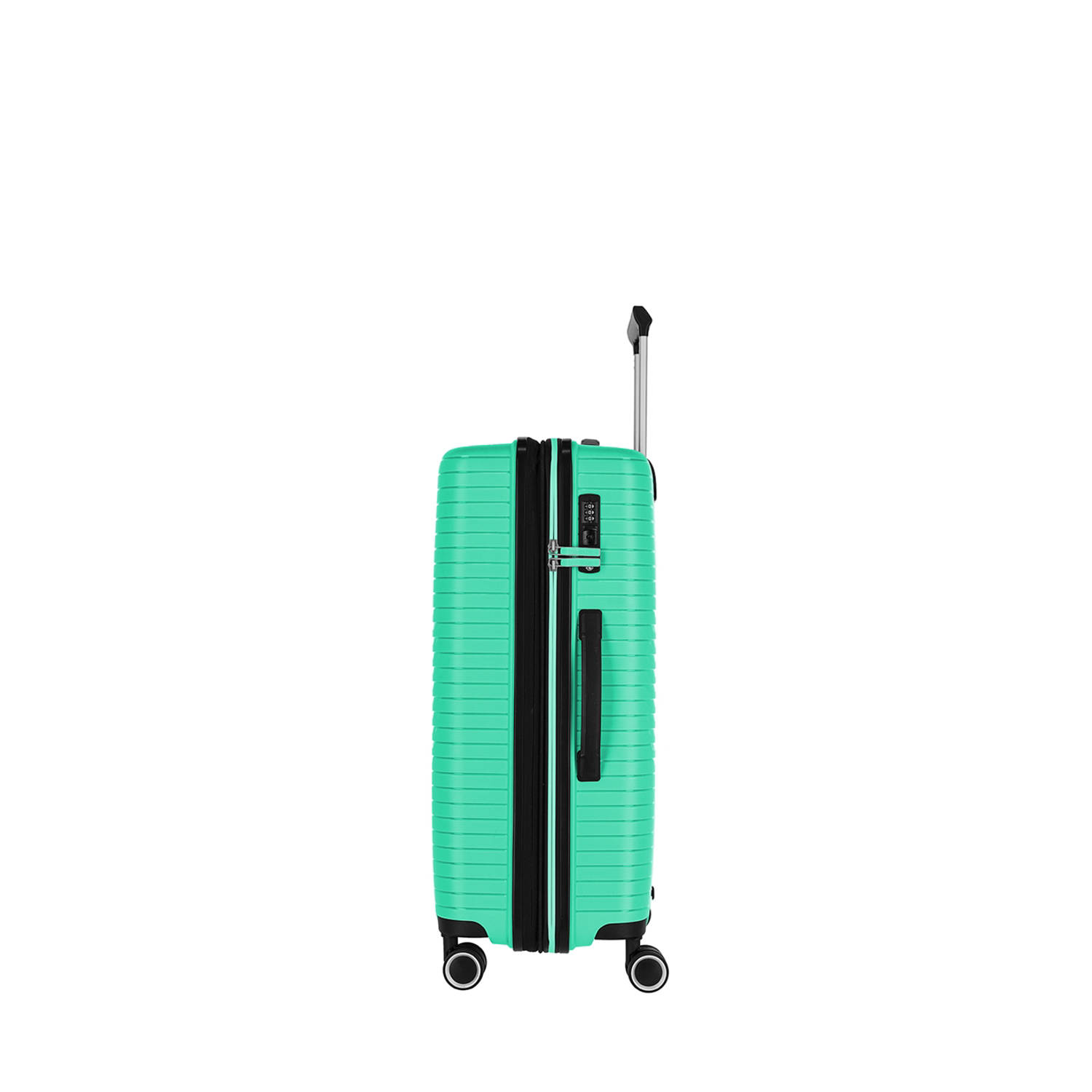 Travelite trolley Orbita 67 cm. Expandable groen