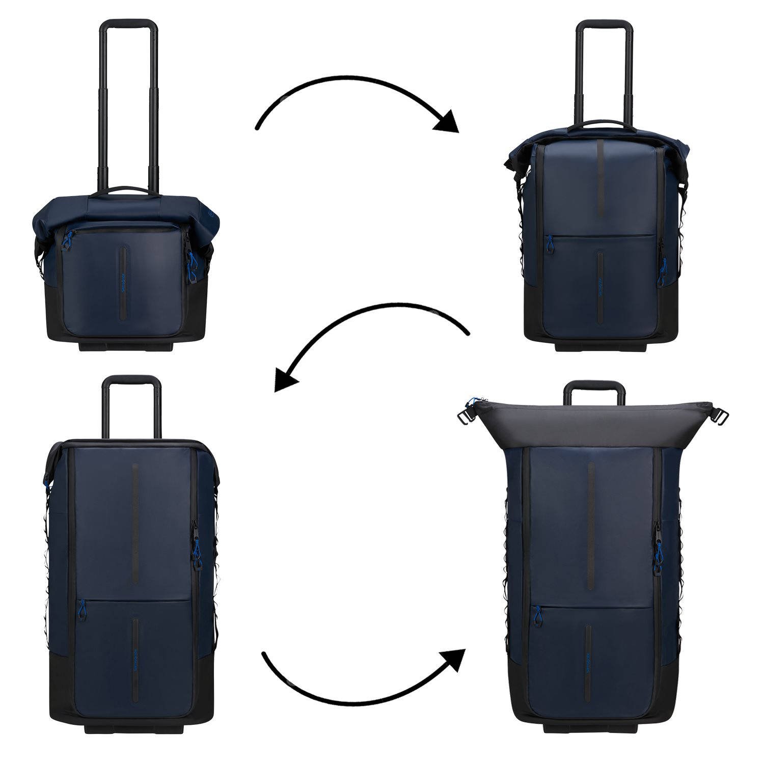 Samsonite Zachte bagage trolley ECODIVER Trolley reistas