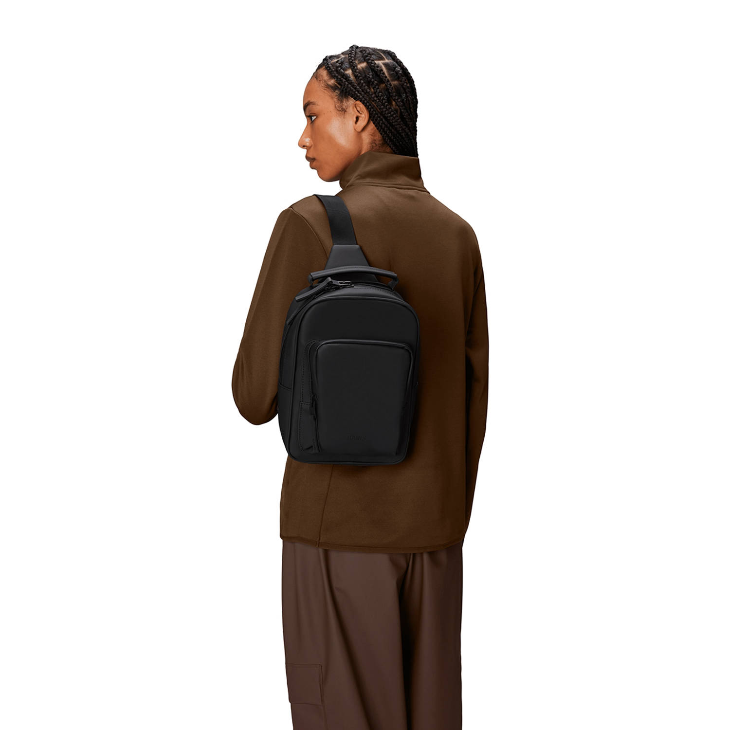 Rains rugzak Book Daypack Mini W3 zwart