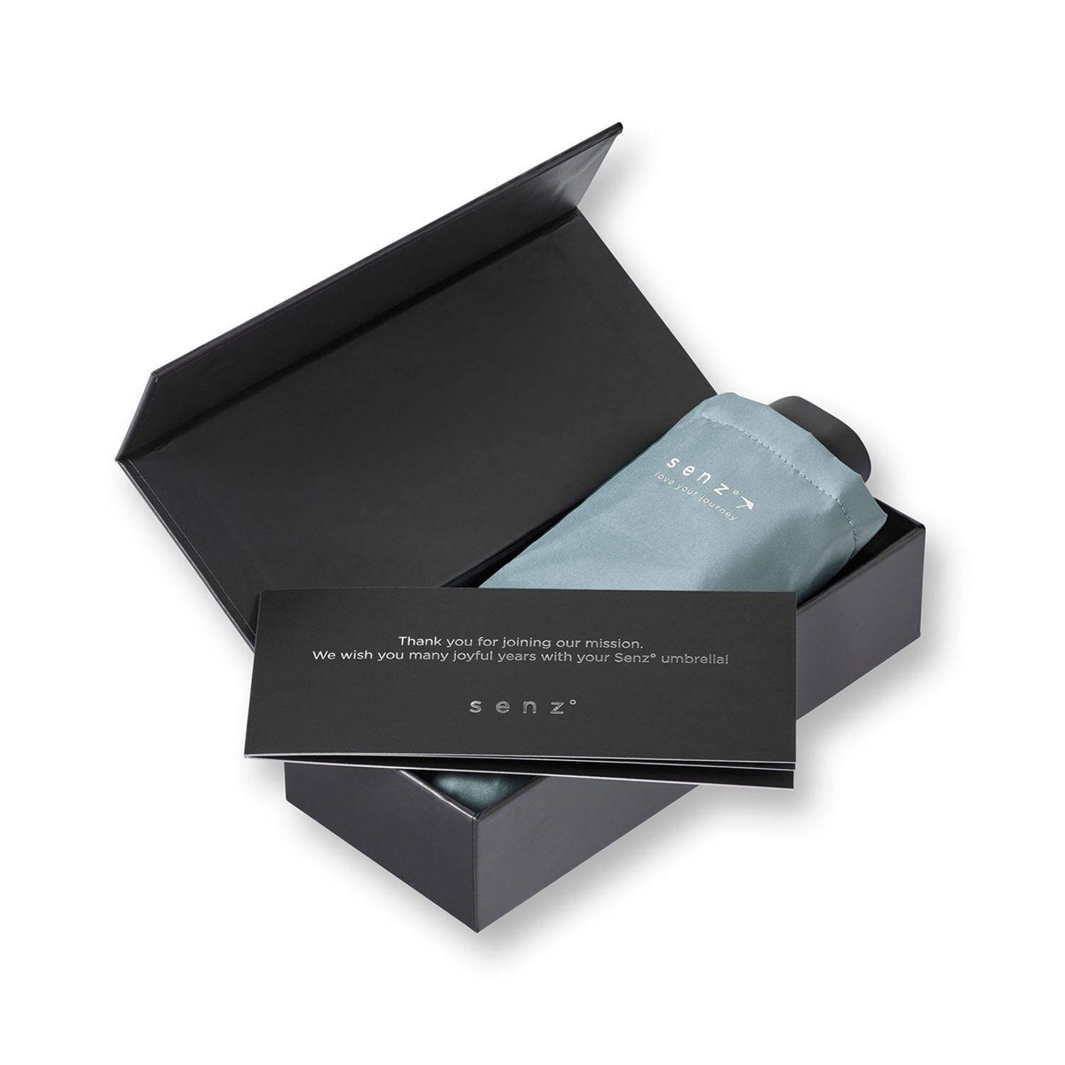 Senz stormparaplu Micro Foldable lichtblauw