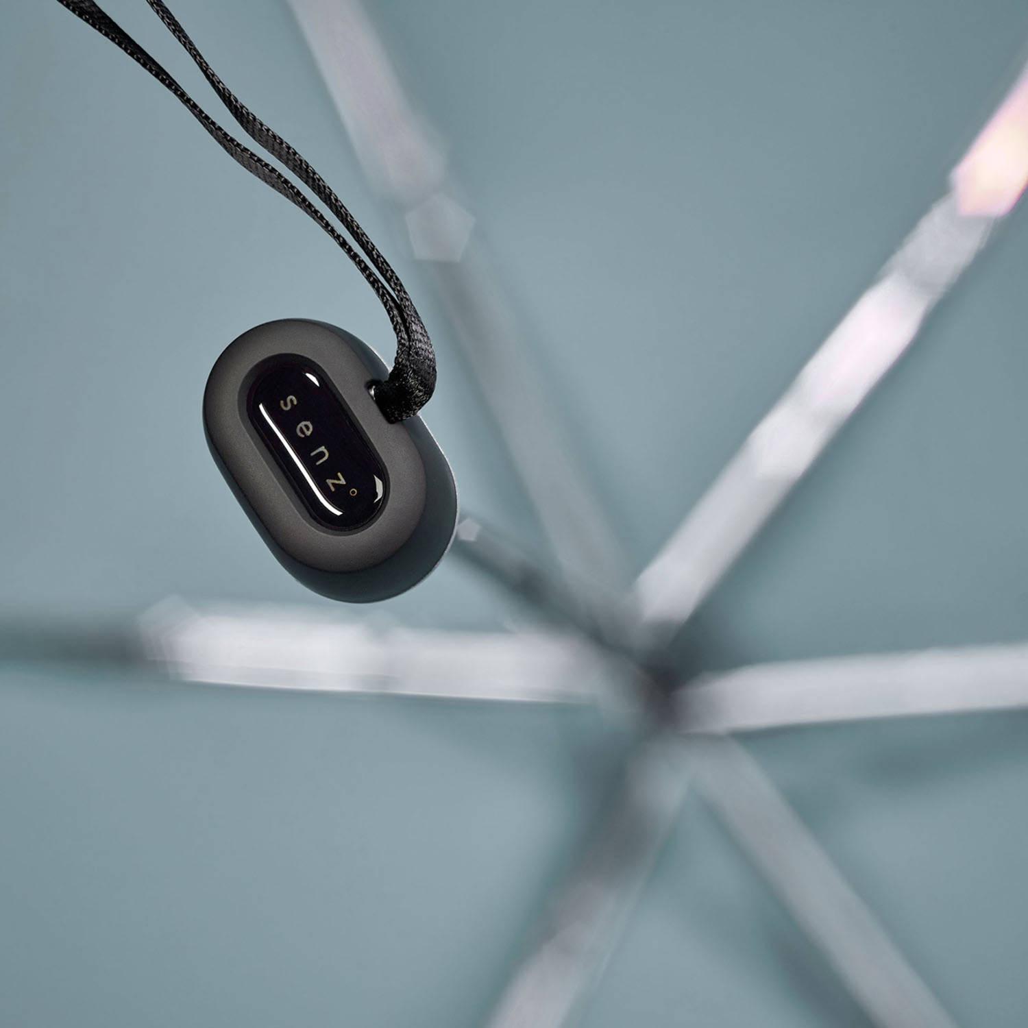 Senz stormparaplu Micro Foldable lichtblauw