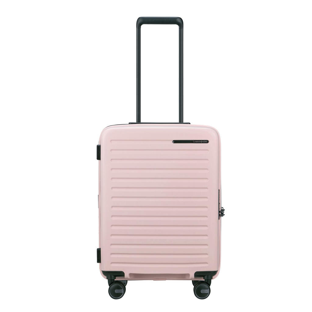 Samsonite trolley Restackd 55 cm. Expdanble lichtroze
