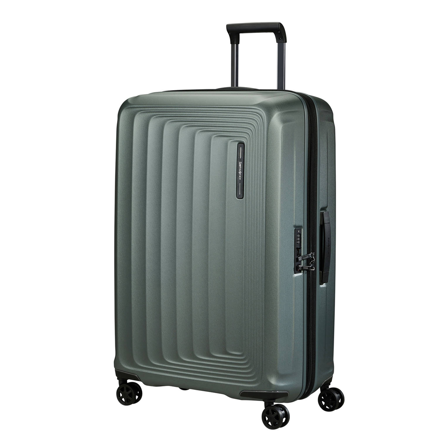 Samsonite trolley Nuon Spinner 75 cm. Expandable groen