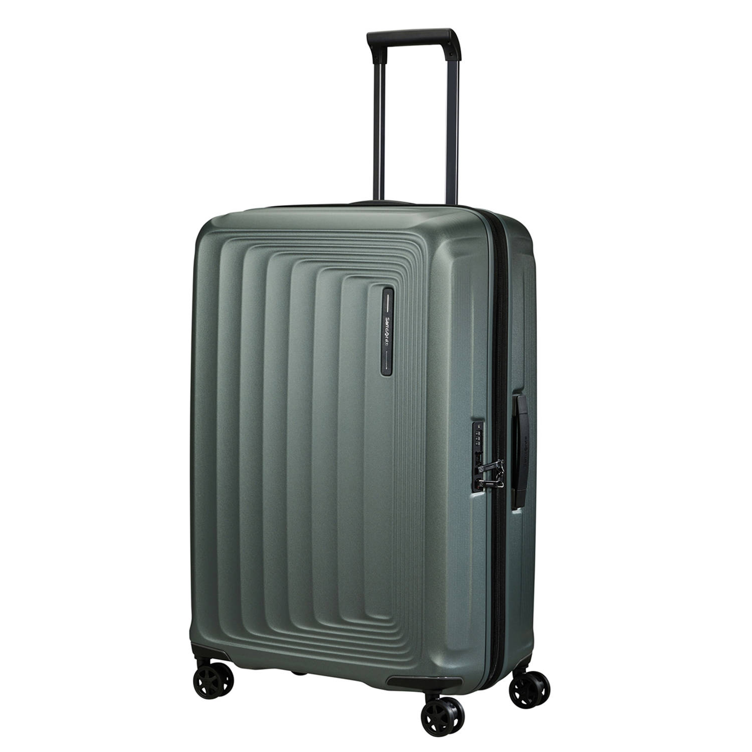Samsonite trolley Nuon Spinner 75 cm. Expandable groen