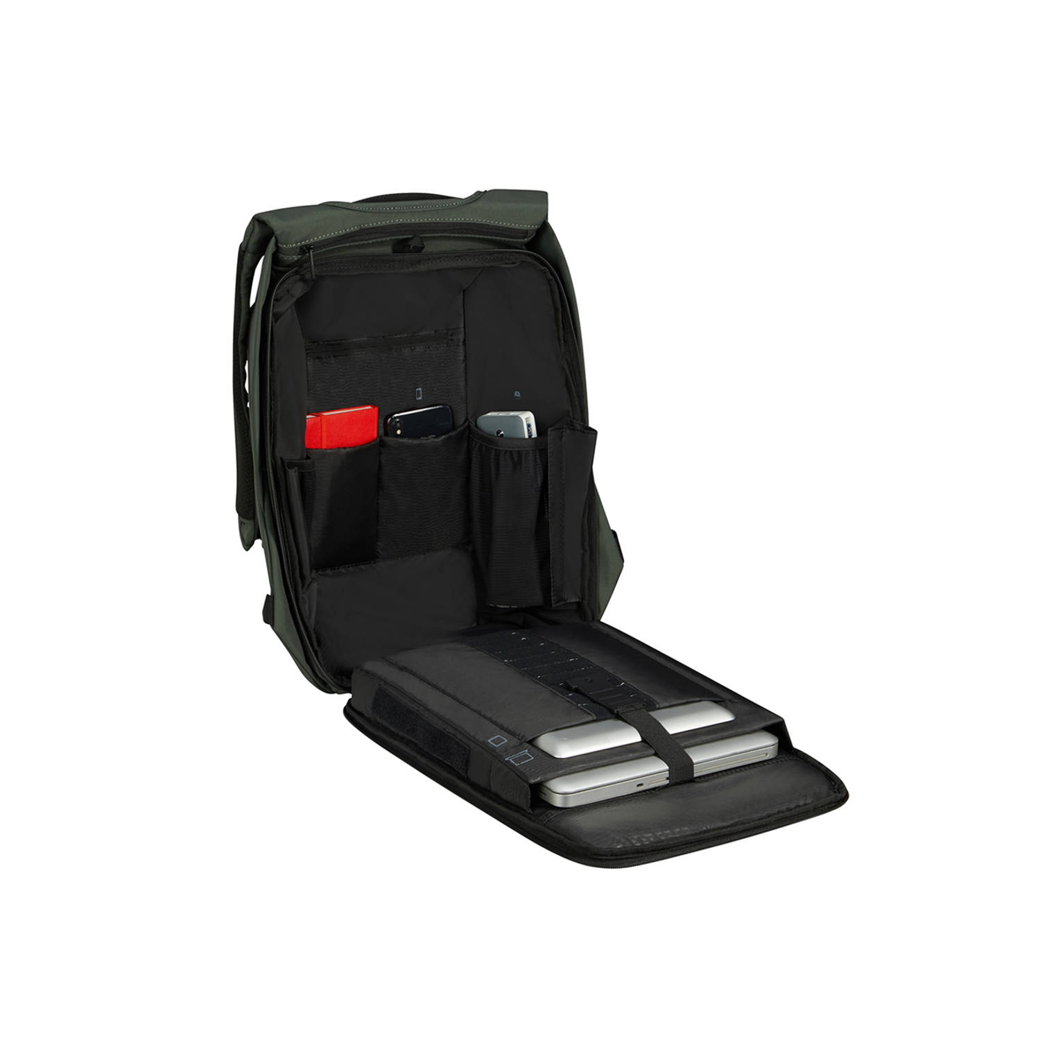 Samsonite 15.6 inch laptop rugzak Securipak 2.0 kaki