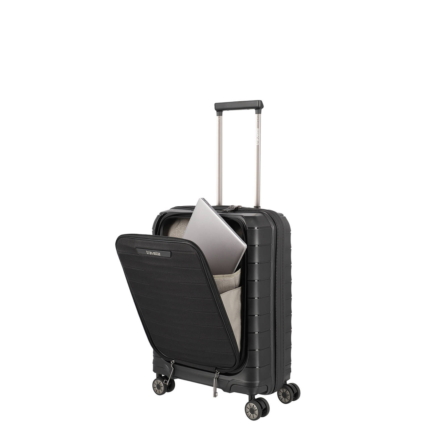 Travelite trolley Mooby 55 cm. zwart