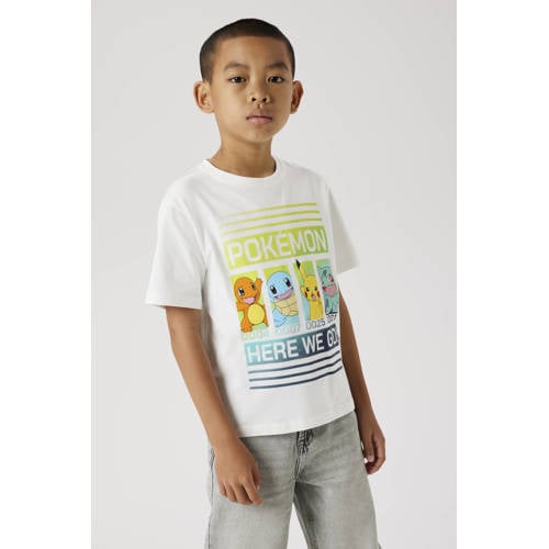 NAME IT KIDS Pokemon T-shirt wit afbeelding