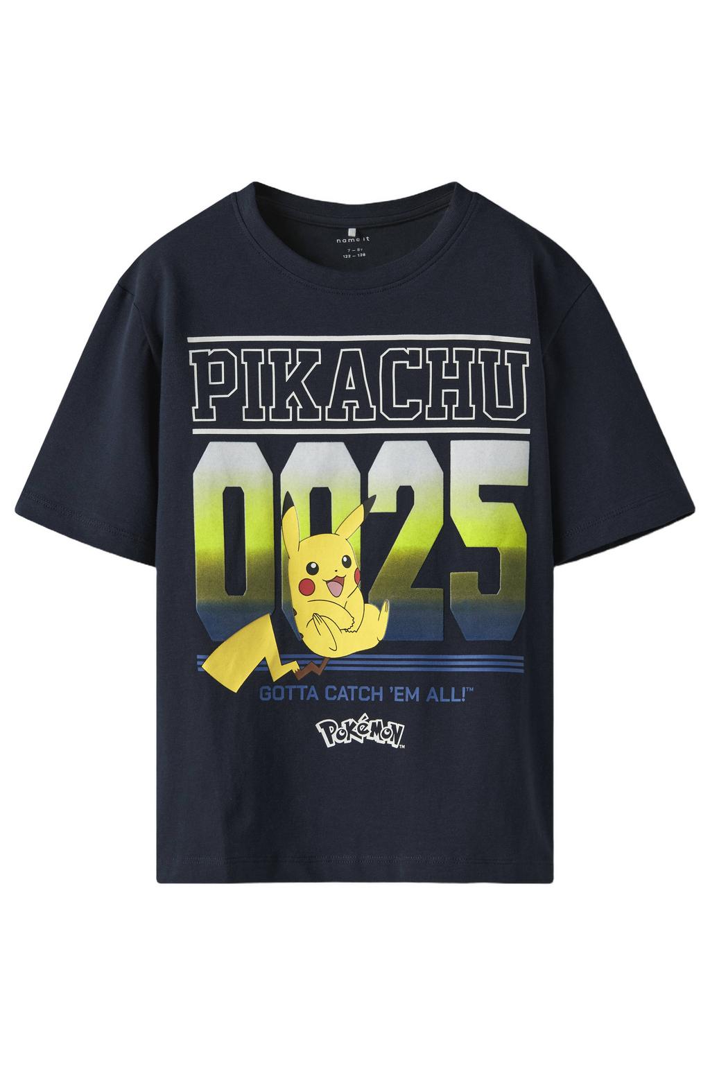 NAME IT KIDS Pokemon T-shirt donkerblauw