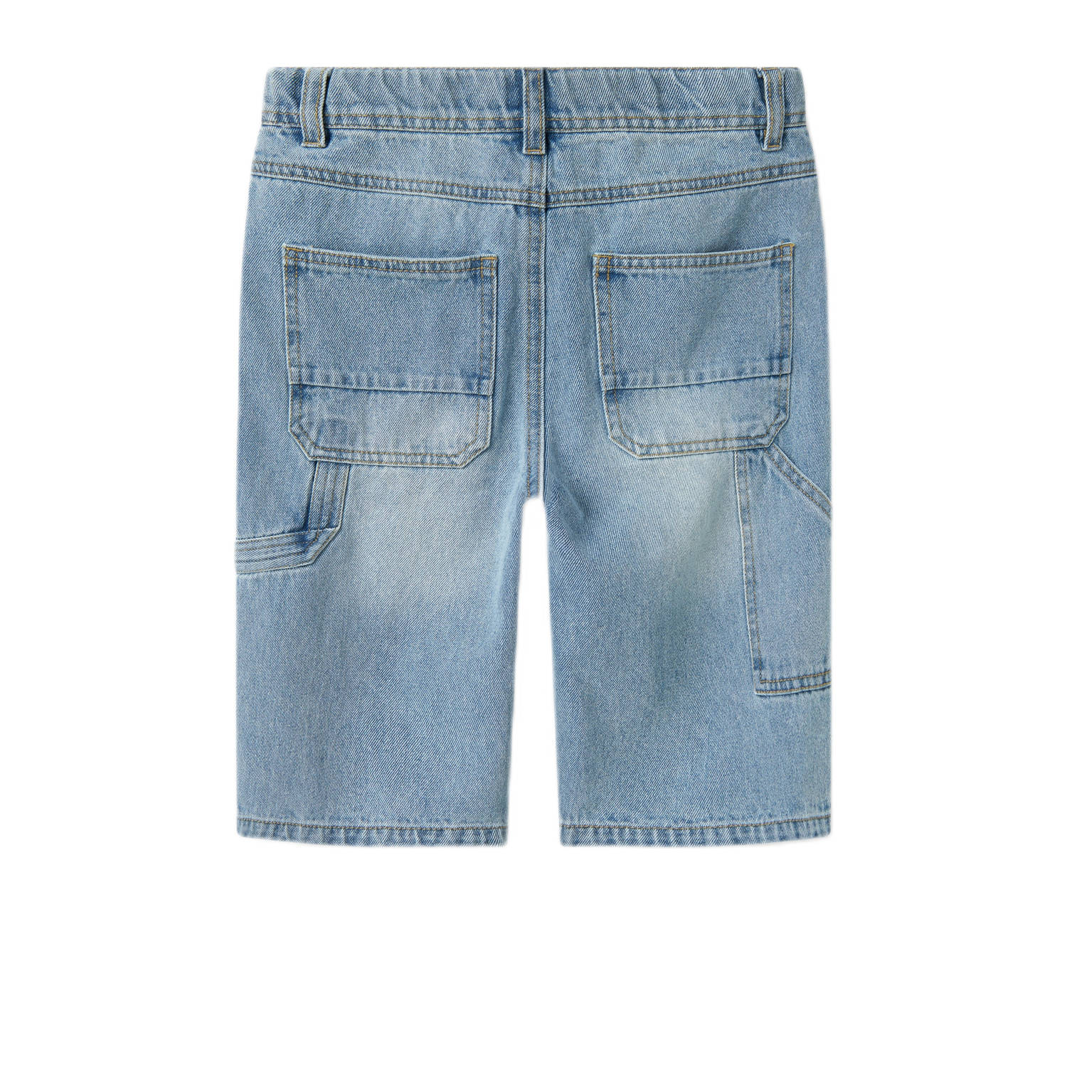 NAME IT KIDS loose denim short light blue denim