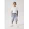 NAME IT KIDS loose denim short light blue denim