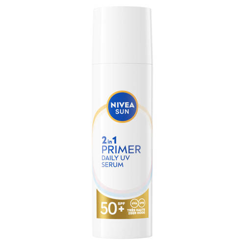 NIVEA SUN UV Face 2in1 Primer serum - SPF50+ - 30 ml afbeelding