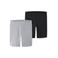 NAME IT KIDS bikershort - zwart/grijs melange (set van 2)