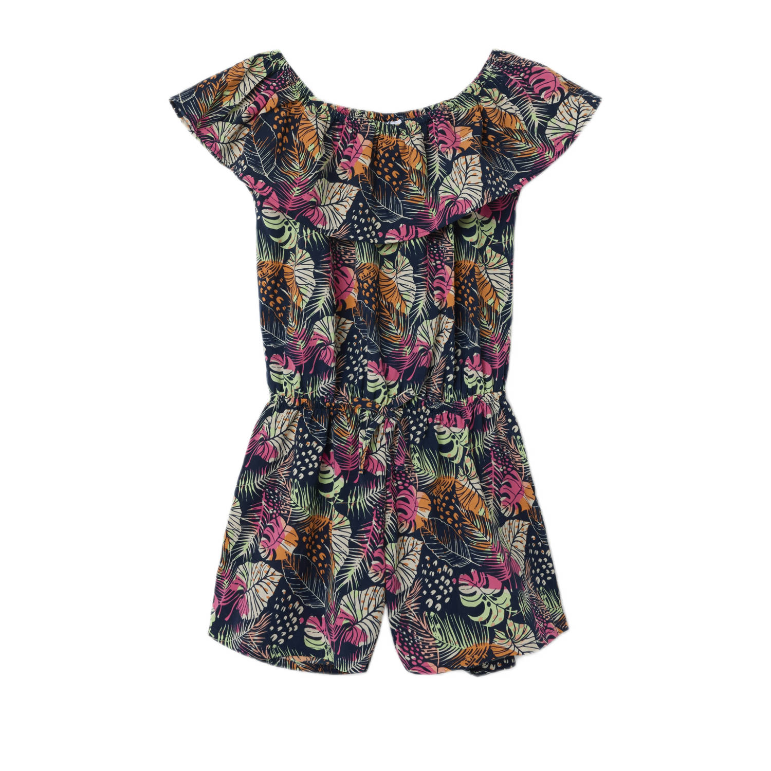 NAME IT KIDS playsuit donkerblauw groen paars