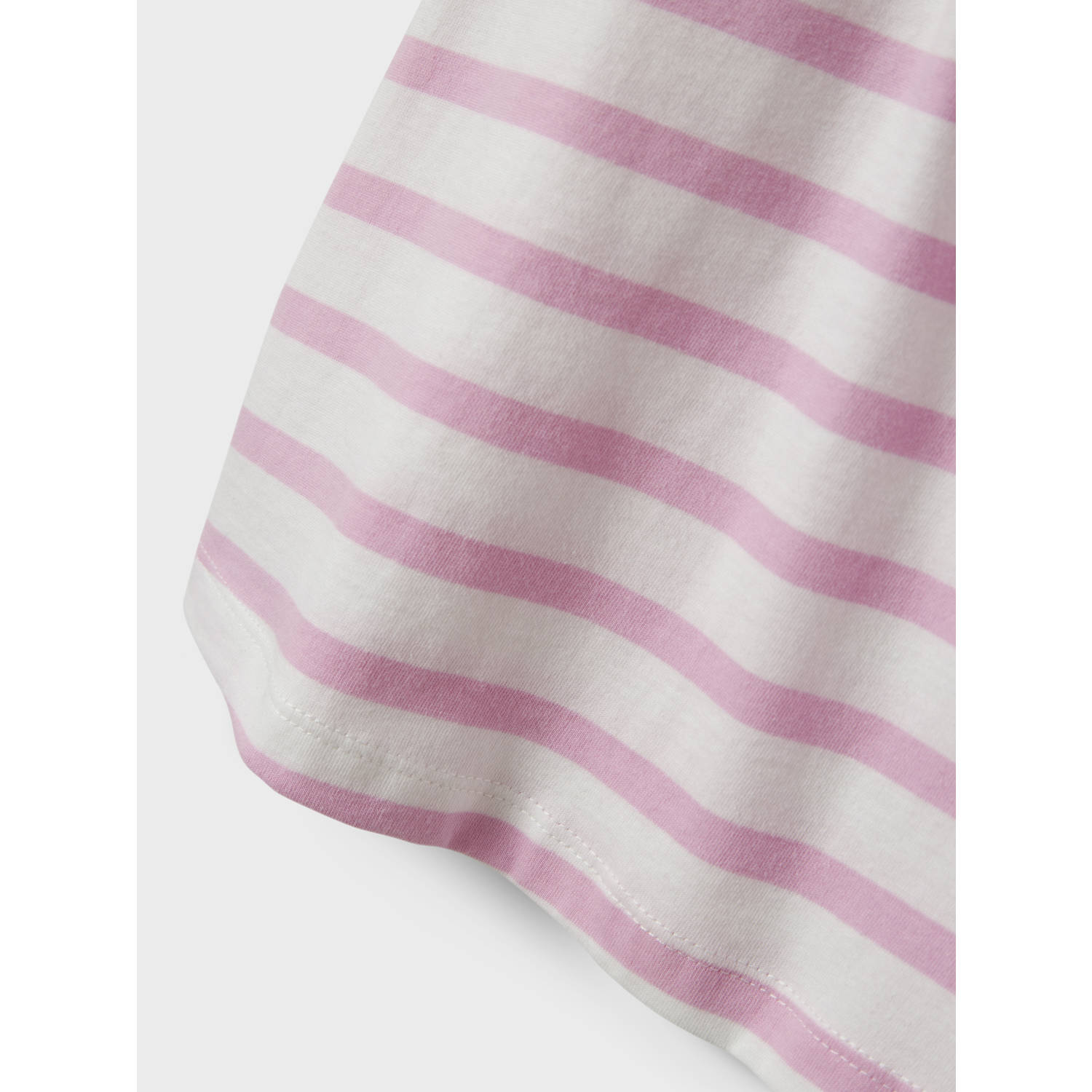 NAME IT KIDS zomerjurk roze wit