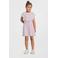 NAME IT KIDS zomerjurk roze/wit