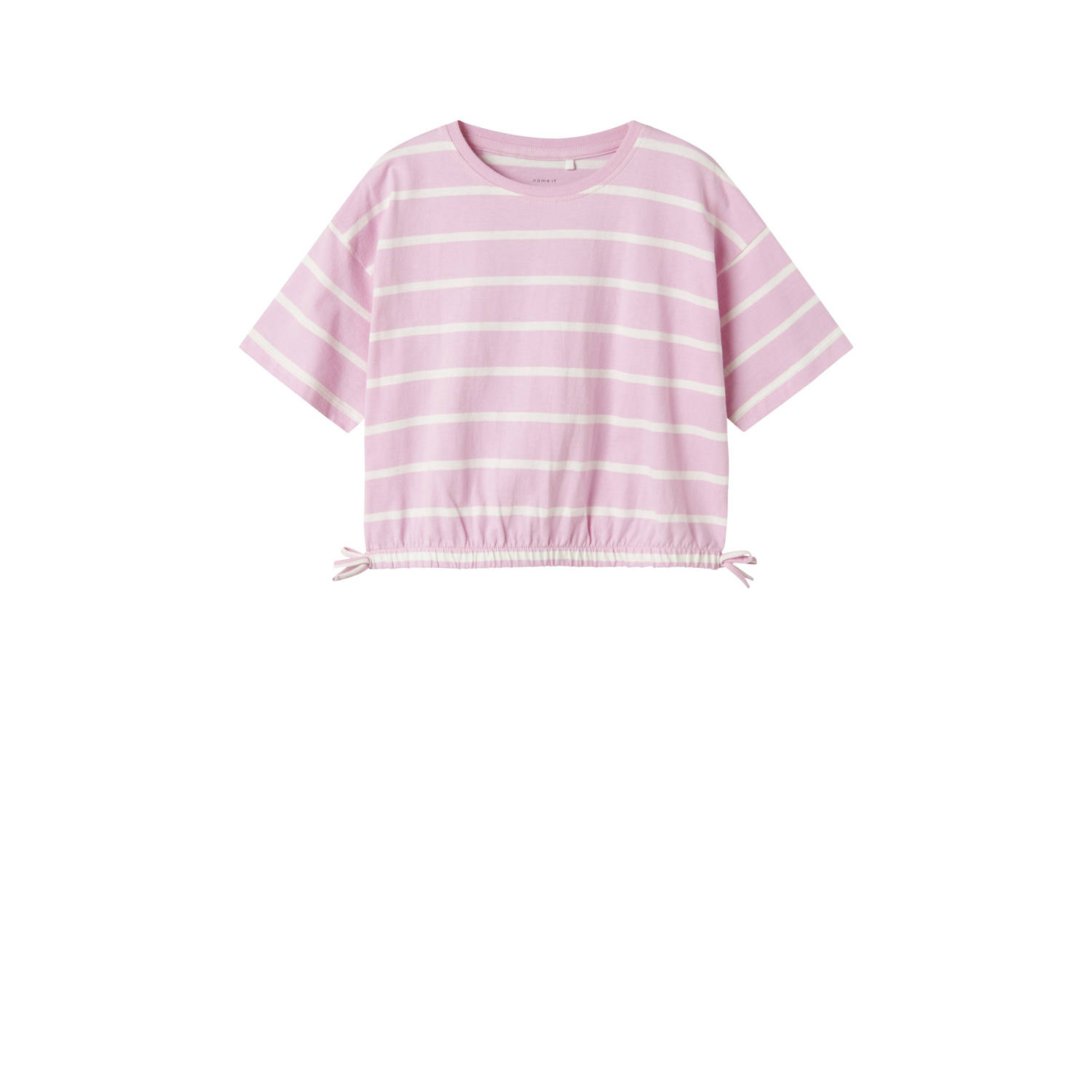NAME IT KIDS T-shirt NKFFUNION roze wit