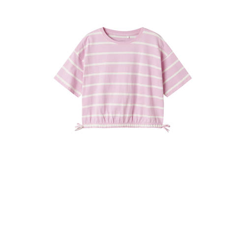NAME IT KIDS T-shirt NKFFUNION roze/wit afbeelding