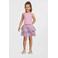 NAME IT KIDS A-lijn rok lila/wit